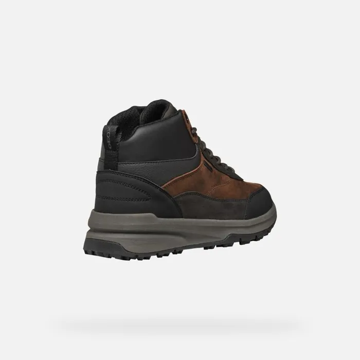 Geox Sneakers STERRATRAIL GRIP ABX MAN Dark Coffee Waterproof Trainers Dark Coffee 8211 Man