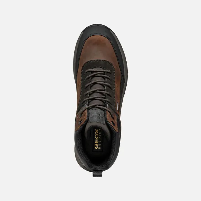 Geox Sneakers STERRATRAIL GRIP ABX MAN Dark Coffee Waterproof Trainers Dark Coffee 8211 Man