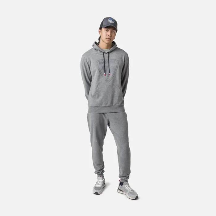 Herren Sweatshirts Und Pullover Rossignol Herrensweatshirt Mit Kapuze Und Logo Heathergrey280