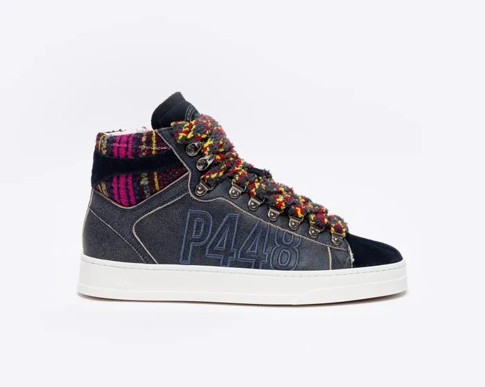 High Tops Womens P448 Taylor BriTartan