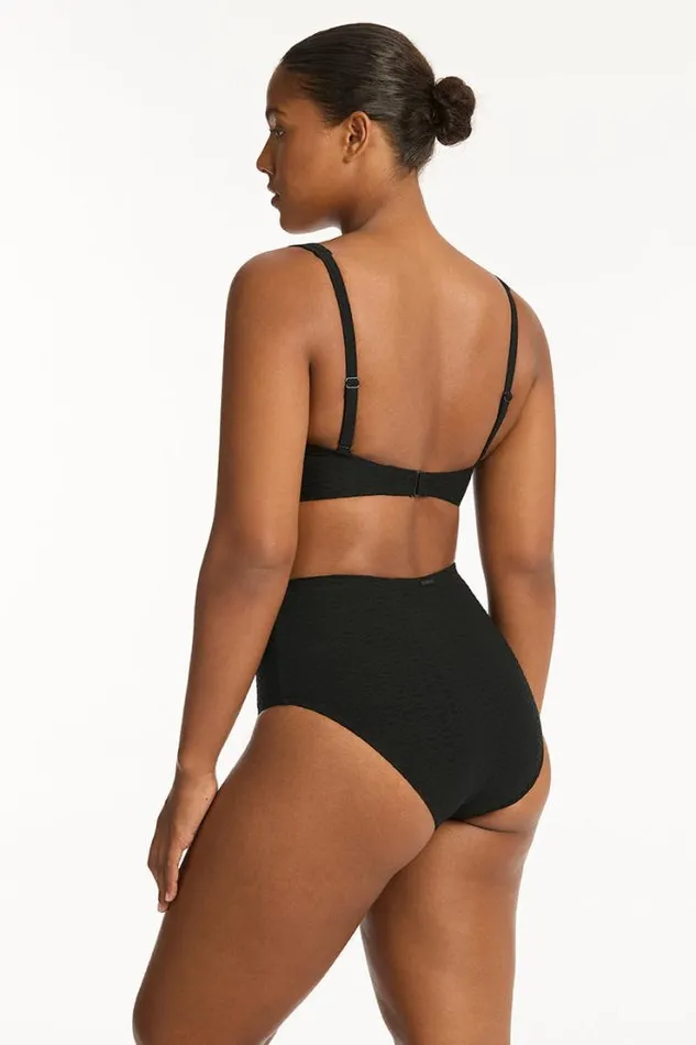 Honeycomb High Waist Pant Honeycomb Black Women Sea Level Bottoms