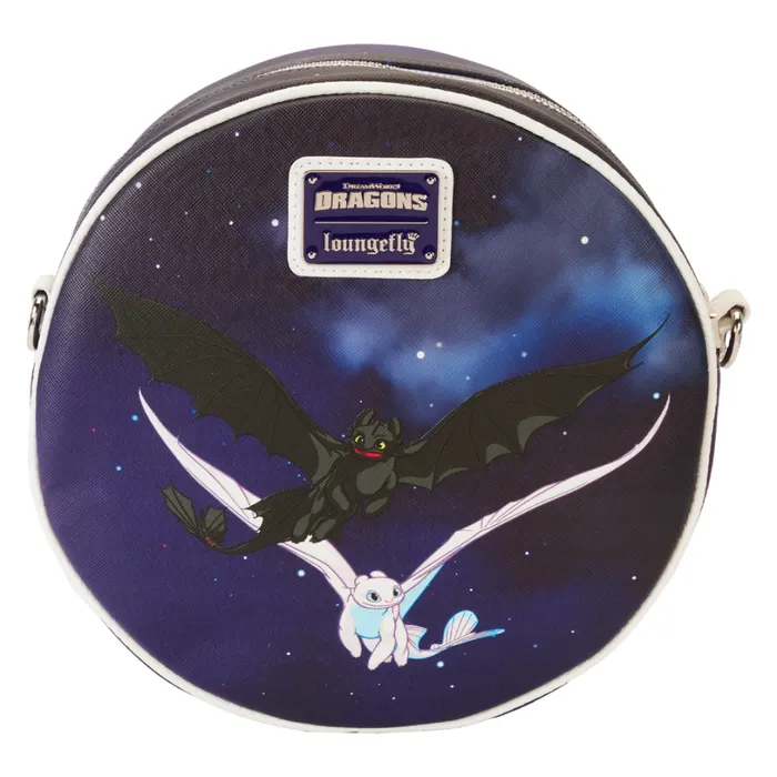 How To Train Your Dragon Light and Night Fury Crossbody Bag Unisex Loungefly Crossbody Bags How To Train Your Dragon Light and Night Fury Crossbody Bag Unisex Loungefly Crossbody Bags