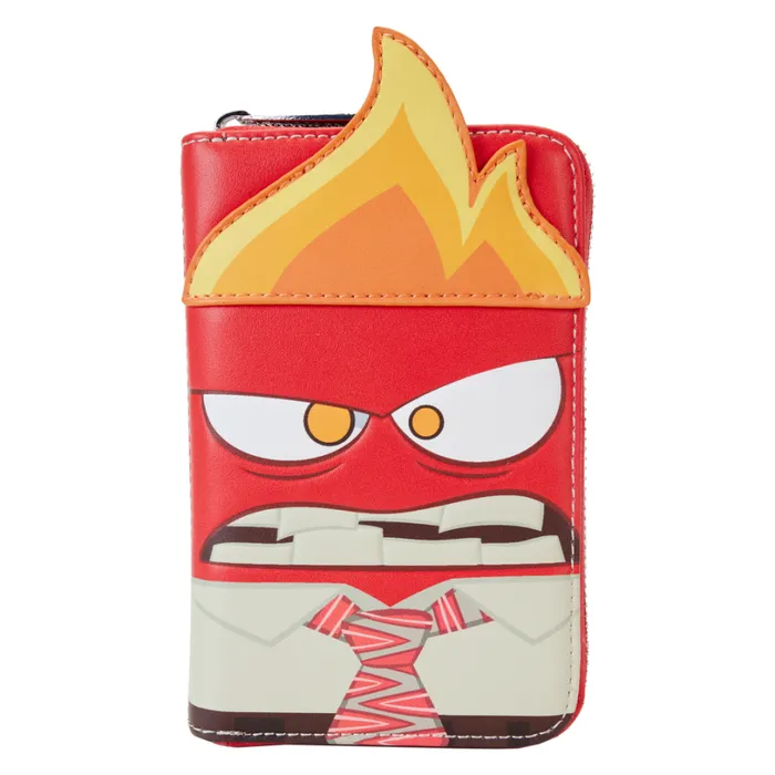 Inside Out Exclusive Anger Cosplay Glow Zip Around Wallet Unisex Loungefly Bags and Wallets Inside Out Exclusive Anger Cosplay Glow Zip Around Wallet Unisex Loungefly Bags and Wallets