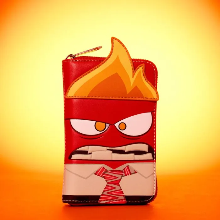 Inside Out Exclusive Anger Cosplay Glow Zip Around Wallet Unisex Loungefly Bags and Wallets Inside Out Exclusive Anger Cosplay Glow Zip Around Wallet Unisex Loungefly Bags and Wallets
