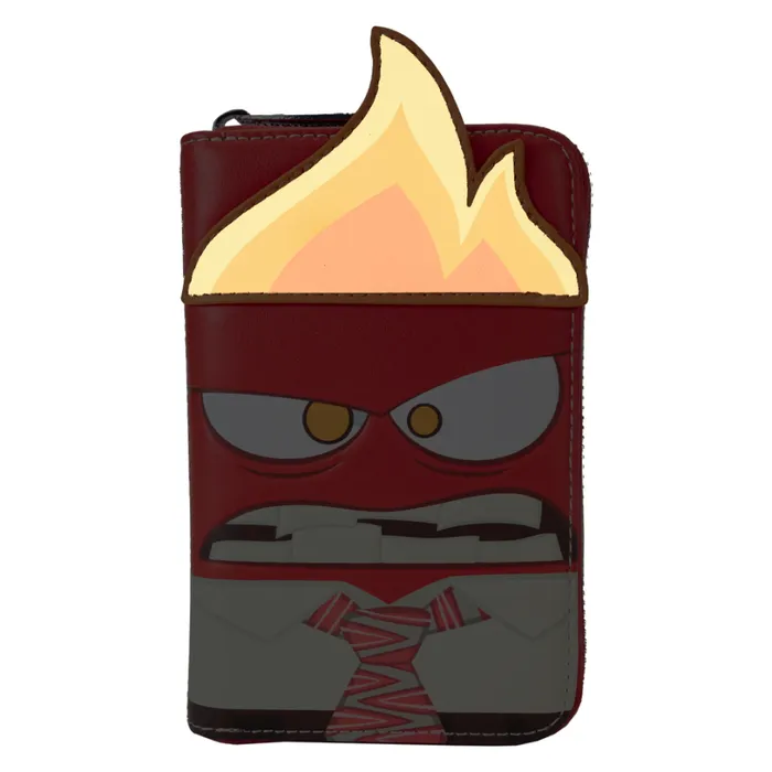 Inside Out Exclusive Anger Cosplay Glow Zip Around Wallet Unisex Loungefly Bags and Wallets Inside Out Exclusive Anger Cosplay Glow Zip Around Wallet Unisex Loungefly Bags and Wallets