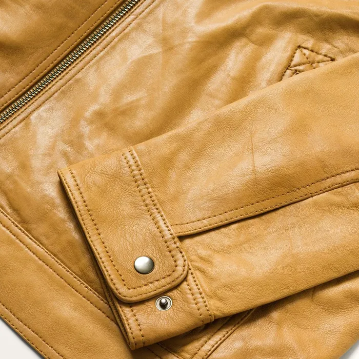 Jackets Men Stetson Butter Soft Distressed Leather Jacket Brown