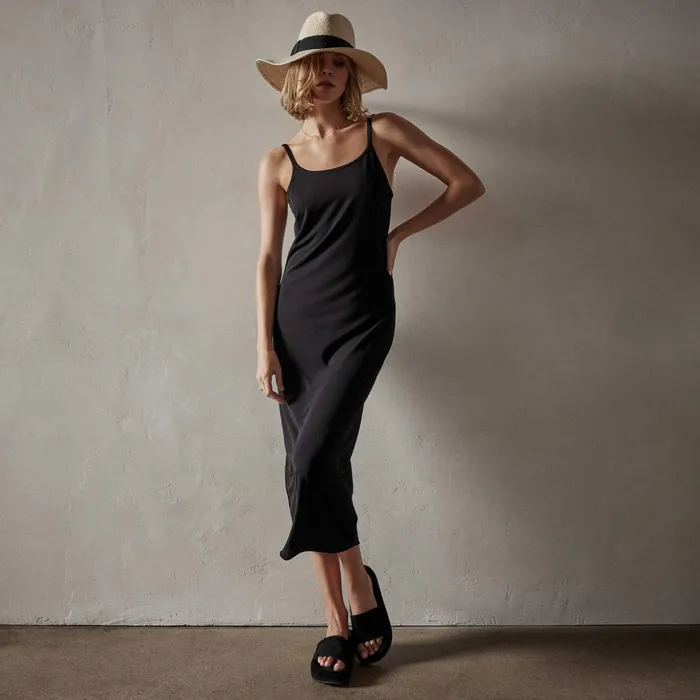 James Perse DressesJumpsuits Matte Jersey Tank Dress Black 8211 Women