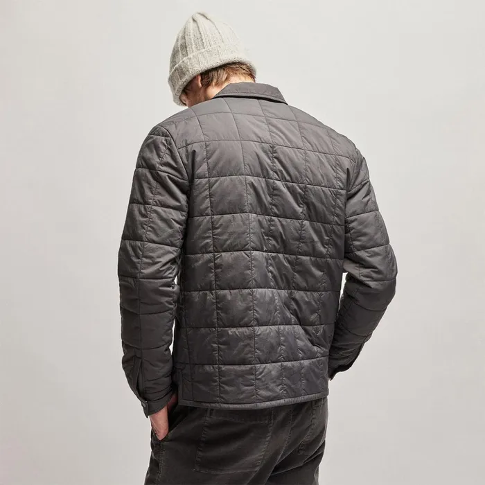 James Perse JacketsOuterwear Quilted Shirt Jacket Carbon 8211 Men