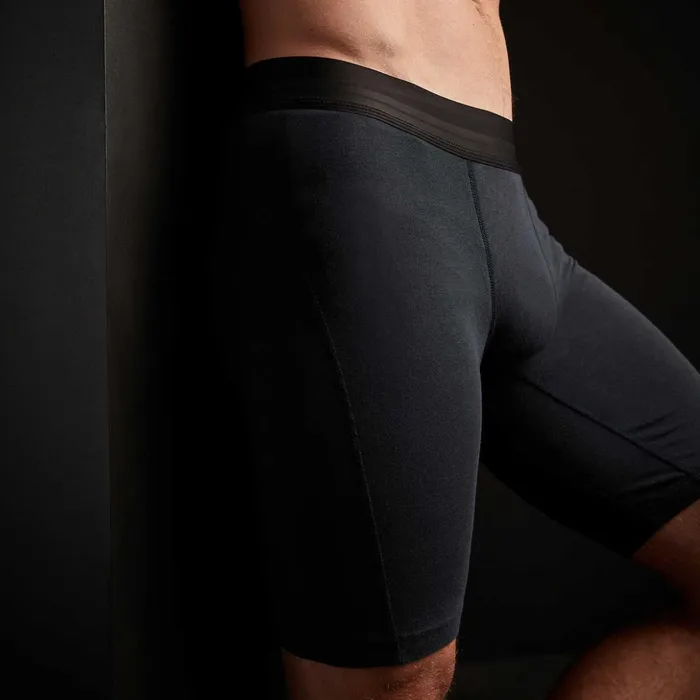 James Perse Lounge Elevated Lotus Sport Boxer Long French Navy 8211 Men