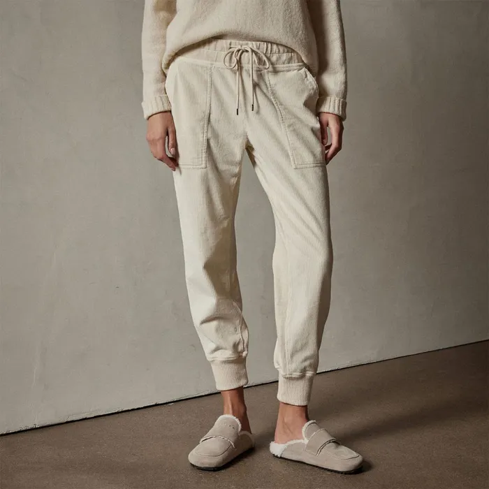 James Perse PantsDenim Corduroy Utility Pant Canvas Pigment 8211 Women