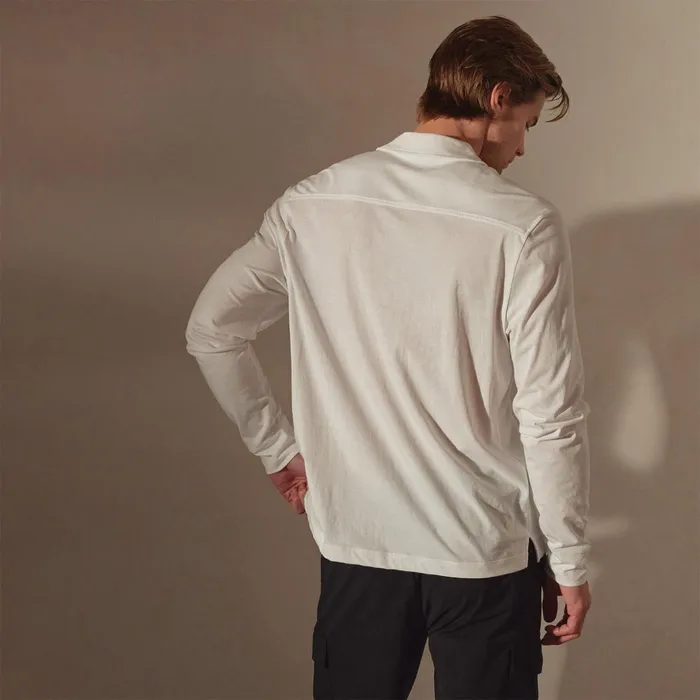 James Perse PolosNovelty Tops Clean Finish Jersey Shirt White 8211 Men