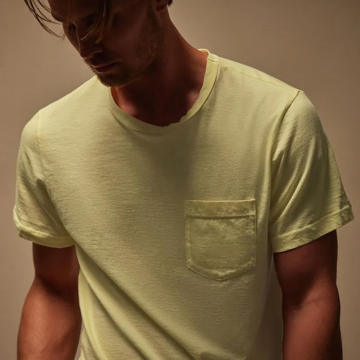 James Perse TShirts Lightweight Jersey Pocket Tee Oz Pigment 8211 Men