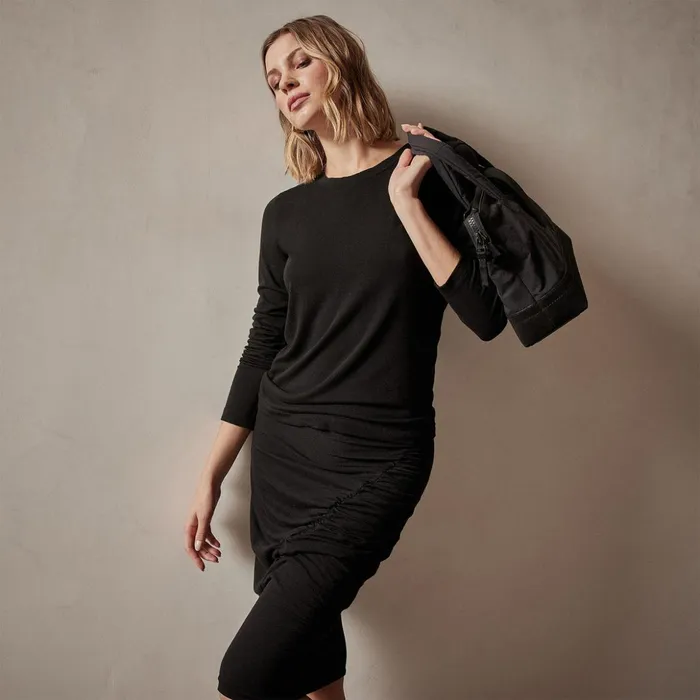 James Perse TShirts Tencel Cashmere Crewneck Black 8211 Women