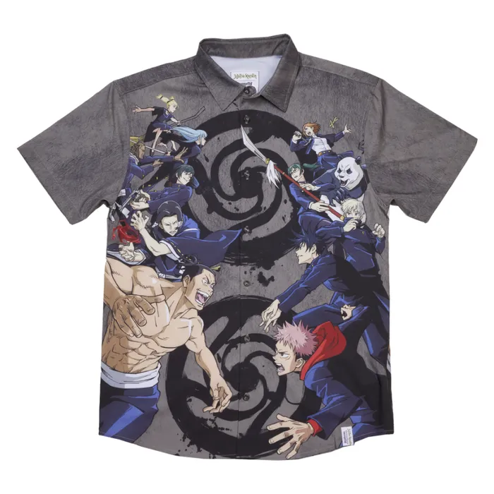 Jujutsu Kaisen Sorcerer Battle Camp Shirt Unisex Loungefly Apparel Jujutsu Kaisen Sorcerer Battle Camp Shirt Unisex Loungefly Apparel