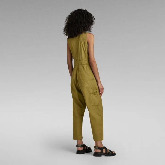 Jumpsuits Women GStar RAW Relaxed Jumpsuit Sleeveless Smoke Olive