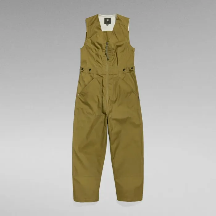 Jumpsuits Women GStar RAW Relaxed Jumpsuit Sleeveless Smoke Olive