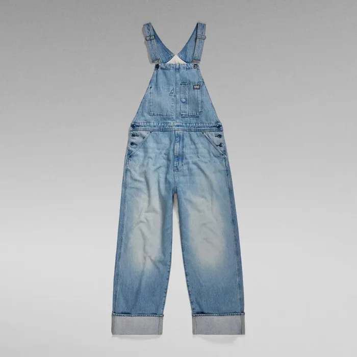 Jumpsuits Women GStar RAW Unisex Bib Overall Sun Faded Air Force Blue