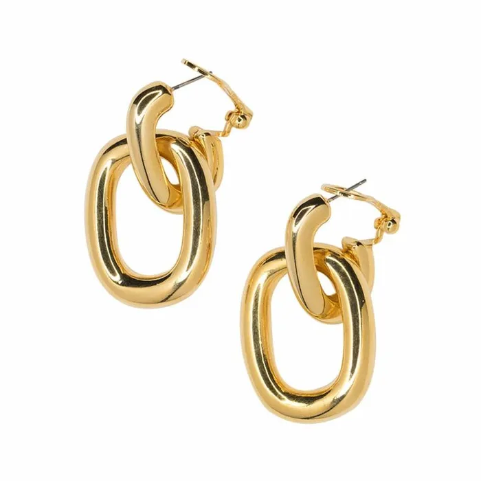 Kenneth Jay Lane Metallic Finish Earrings Women Polished Gold Doorknocker Pierced Earrings Kenneth Jay Lane Metallic Finish Earrings Women Polished Gold Doorknocker Pierced Earrings