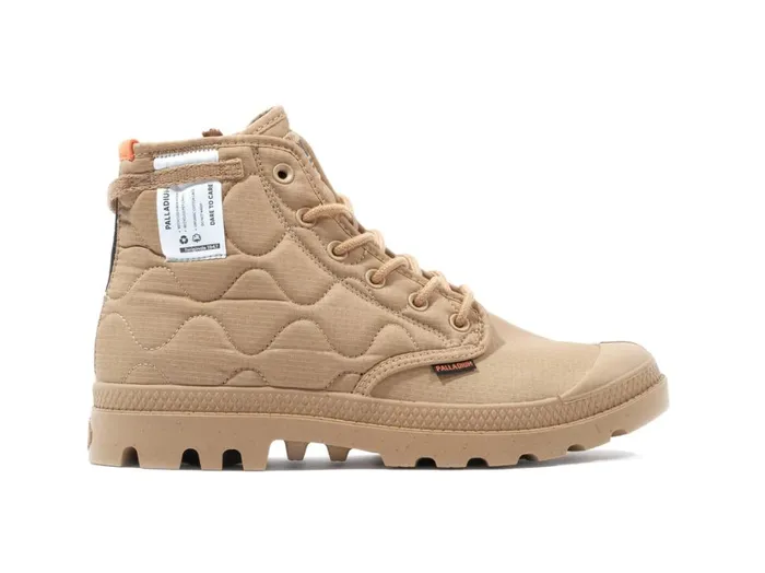 Kids Boots PALLADIUM PAMPA REQUILTED Desert