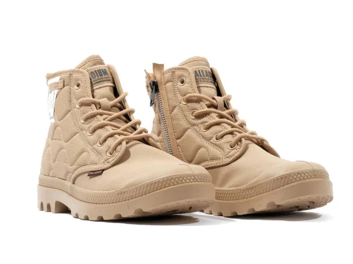 Kids Boots PALLADIUM PAMPA REQUILTED Desert Kids Boots PALLADIUM PAMPA REQUILTED Desert