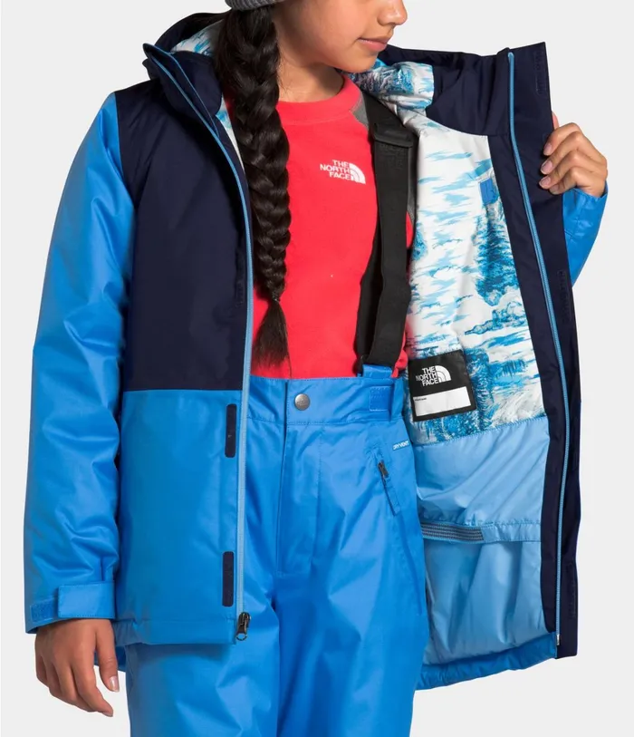 Kids Freestyle Insulated Jacket Clear Lake Blue The North Face Jackets and Vests