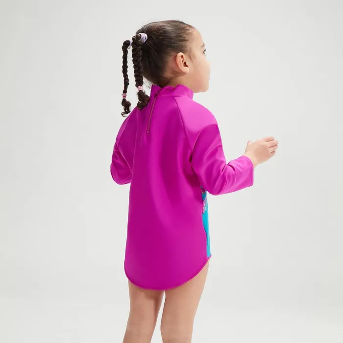 Kids Girl039s Rash Vests Speedo Infant Girls039 Digital Long Sleeve Rash Top BluePurple Kids Girl039s Rash Vests Speedo Infant Girls039 Digital Long Sleeve Rash Top BluePurple