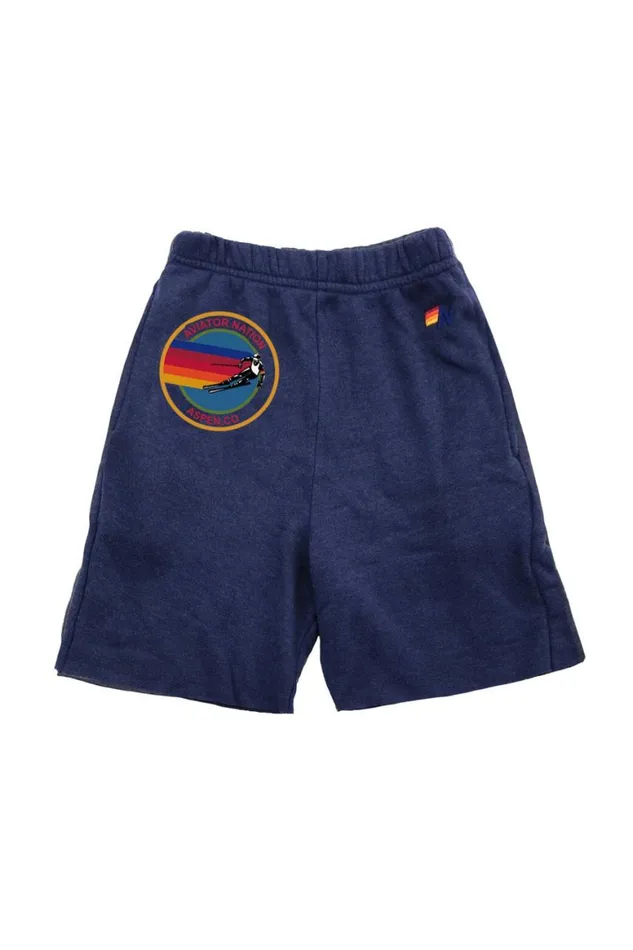 Kids Shorts Aviator Nation Aspen Sweatshorts 8211 Navy