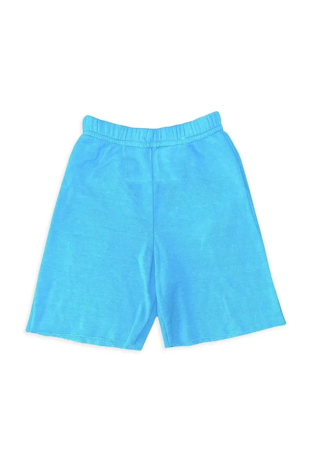 Kids Shorts Aviator Nation Malibu Sweatshorts 8211 Neon Blue