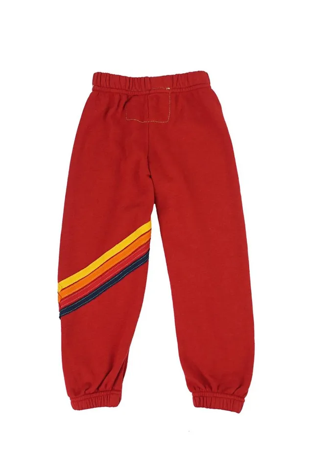 Kids Sweatpants Aviator Nation Chevron Sweatpants 8211 Red