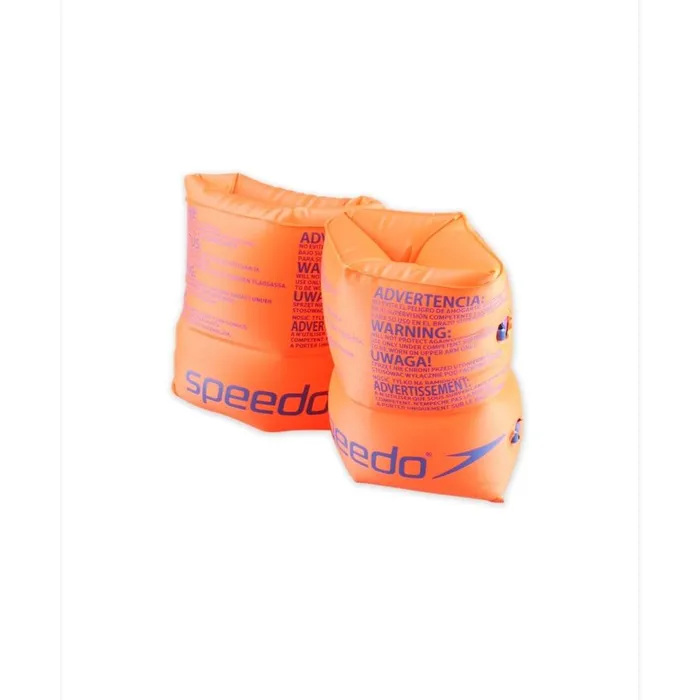 Kids Swimming Aids Speedo Junior Roll Up Armbands Orange