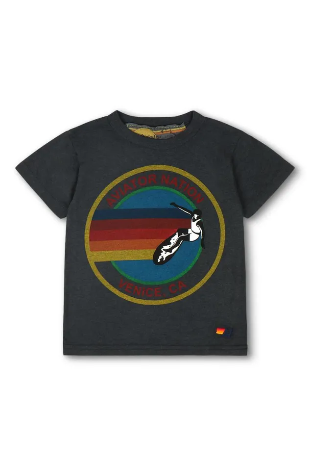 Kids Tees Aviator Nation Tee 8211 Charcoal