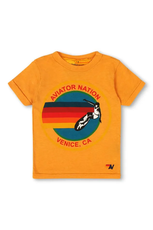 Kids Tees Aviator Nation Tee 8211 Gold