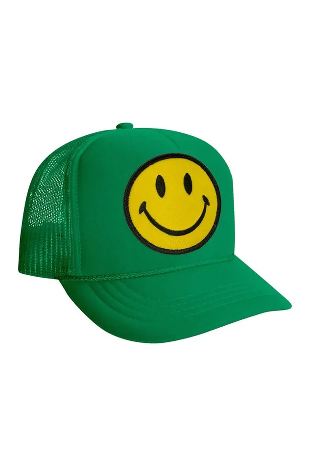 Kids Trucker Hats Aviator Nation Smiley Vintage Trucker Hat