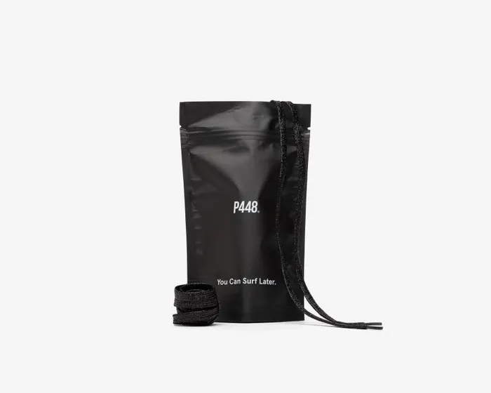 Laces and Accessories WomensMens P448 Shoelaces Black Glitter