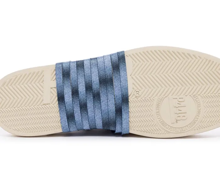 Laces and Accessories WomensMens P448 Shoelaces Multi BlueGrey