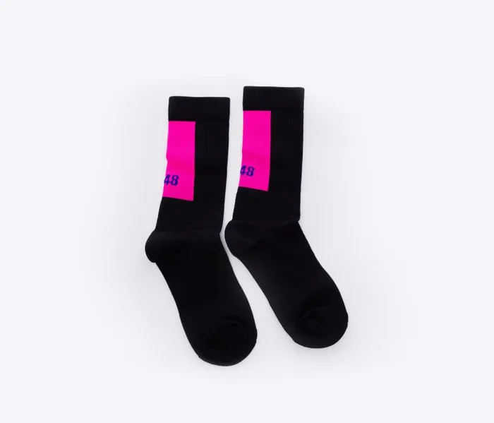 Laces and Accessories WomensMens P448 Socks BlackPink