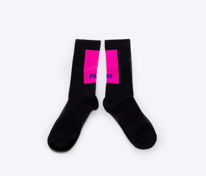Laces and Accessories WomensMens P448 Socks BlackPink