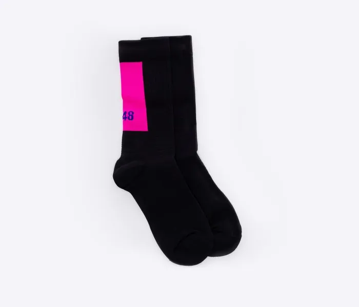 Laces and Accessories WomensMens P448 Socks BlackPink