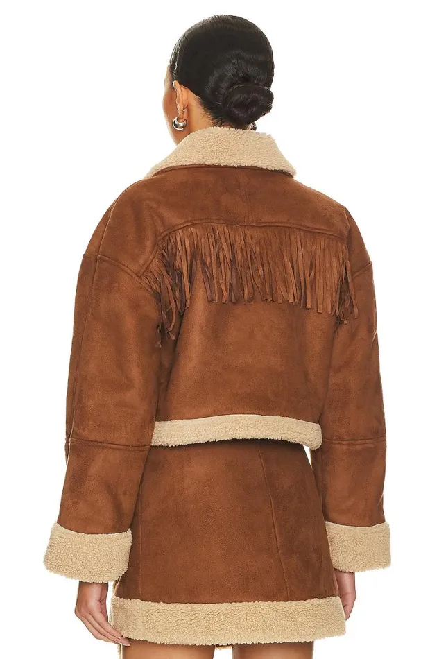 Lea Jacket Tan Women Lovers and Friends Jackets and Coats