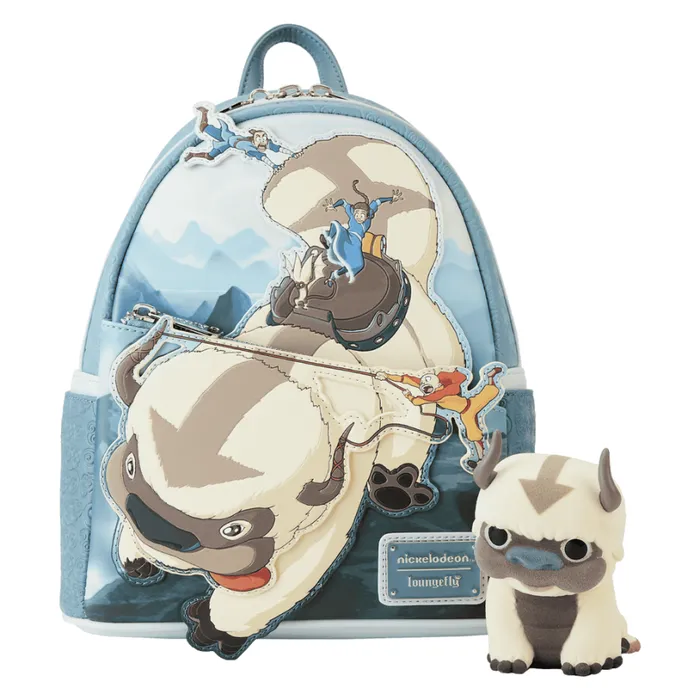 Limited Edition Avatar The Last Airbender Appa Pop and Bag Bundle Unisex Loungefly Backpacks Limited Edition Avatar The Last Airbender Appa Pop and Bag Bundle Unisex Loungefly Backpacks