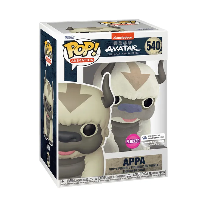 Limited Edition Avatar The Last Airbender Appa Pop and Bag Bundle Unisex Loungefly Backpacks