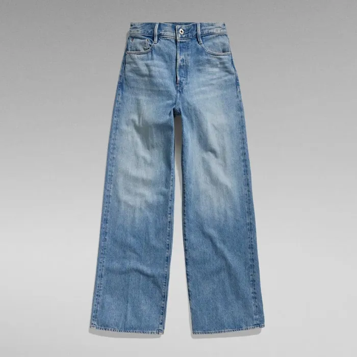 Loose Women GStar RAW Deck 20 High Loose Jeans Faded Blue Pool