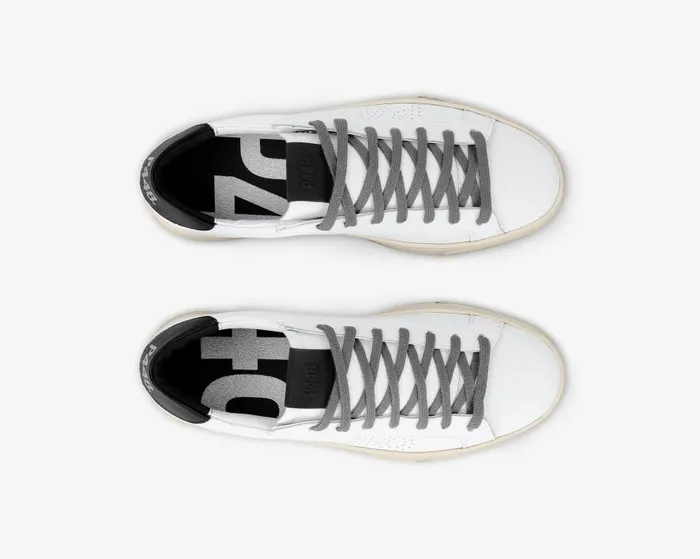 Low Tops Womens P448 Jack Recycled WhiteBlack Low Tops Womens P448 Jack Recycled WhiteBlack