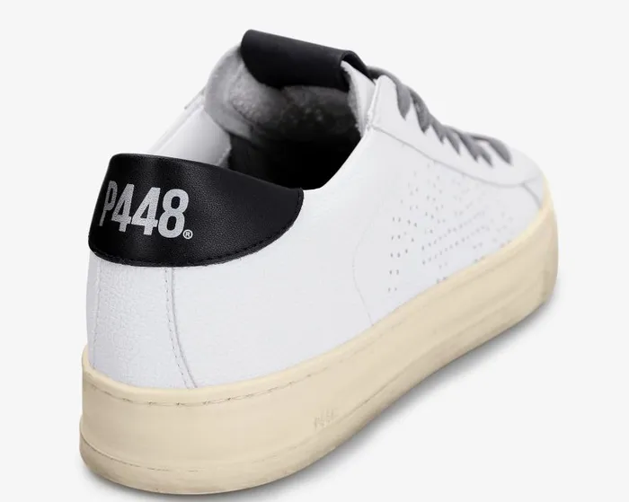 Low Tops Womens P448 Jack Recycled WhiteBlack Low Tops Womens P448 Jack Recycled WhiteBlack