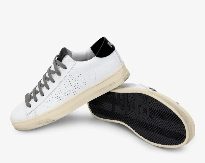 Low Tops Womens P448 Jack Recycled WhiteBlack Low Tops Womens P448 Jack Recycled WhiteBlack