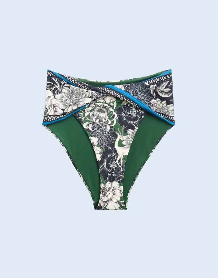 Madewell Agua Bendita Lily Bikini Bottom Multi Women Swim