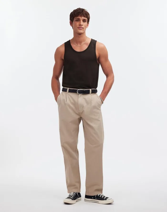 Madewell Allday Tank Black Coal Men Tees