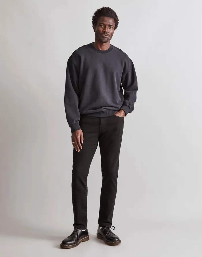 Madewell Athletic Slim Jeans Black Men Jeans