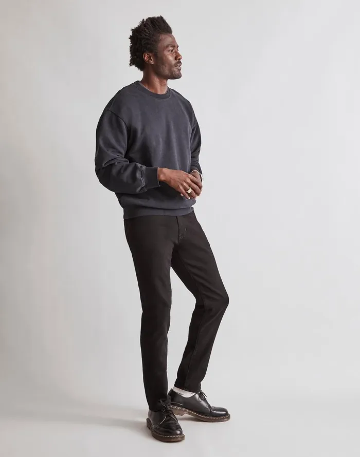 Madewell Athletic Slim Jeans Black Men Jeans
