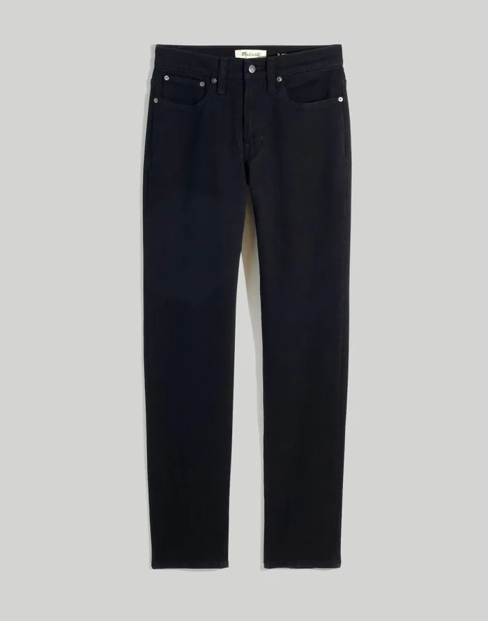 Madewell Athletic Slim Jeans Black Men Jeans